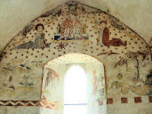 Fresques de l'église de Pressiat