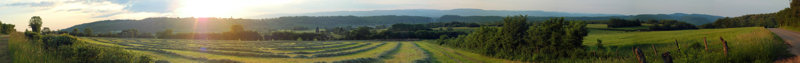 Lever de soleil sur Saint-Christophe